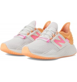 Women's Fresh Foam Roav V1 Sneaker Nimbus Cloud/Peach Glaze/Vibrant Pink $35.98 Athletic Shoes