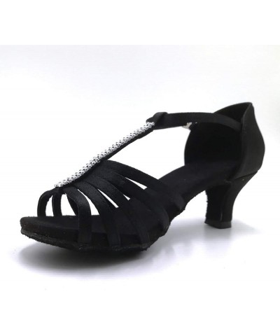 Fashion Ballroom Latin Shoes Sandals Prom Dancing Dance Women Women's Sandals Women Sandals Size 12 (Black, 9.5-10) 6 Black $...