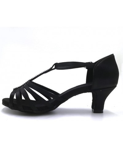 Fashion Ballroom Latin Shoes Sandals Prom Dancing Dance Women Women's Sandals Women Sandals Size 12 (Black, 9.5-10) 6 Black $...