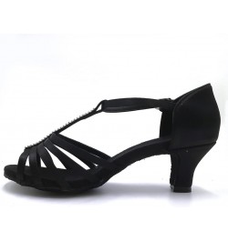 Fashion Ballroom Latin Shoes Sandals Prom Dancing Dance Women Women's Sandals Women Sandals Size 12 (Black, 9.5-10) 6 Black $...