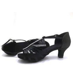 Fashion Ballroom Latin Shoes Sandals Prom Dancing Dance Women Women's Sandals Women Sandals Size 12 (Black, 9.5-10) 6 Black $...