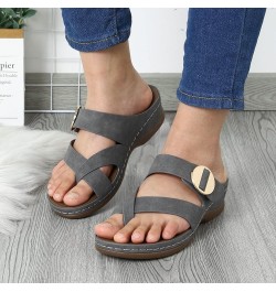 Orthopedic Sandals for Women With Arch Support Summer Dressy Anti Slip Wedge Platform Flip Flops Casual Wide Fitting Orthoped...