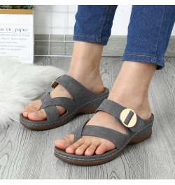 Orthopedic Sandals for Women With Arch Support Summer Dressy Anti Slip Wedge Platform Flip Flops Casual Wide Fitting Orthoped...