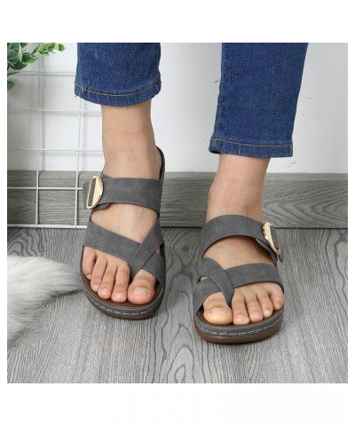 Orthopedic Sandals for Women With Arch Support Summer Dressy Anti Slip Wedge Platform Flip Flops Casual Wide Fitting Orthoped...