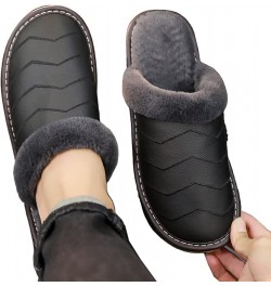 Full genuine cotton slippers home thick base winter warm indoor family couples cow slippers male D $50.91 Slippers