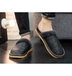 Full genuine cotton slippers home thick base winter warm indoor family couples cow slippers male D $50.91 Slippers