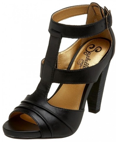 Women's Denaise Platform Sandal Black $43.70 Sandals