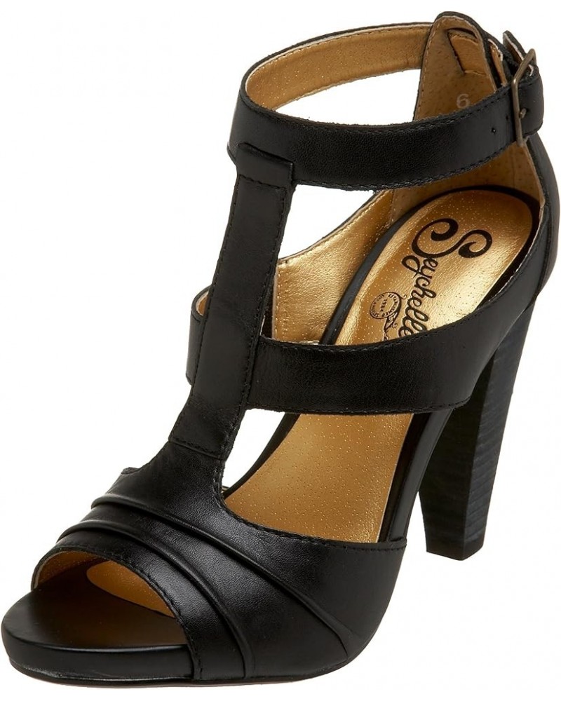 Women's Denaise Platform Sandal Black $43.70 Sandals