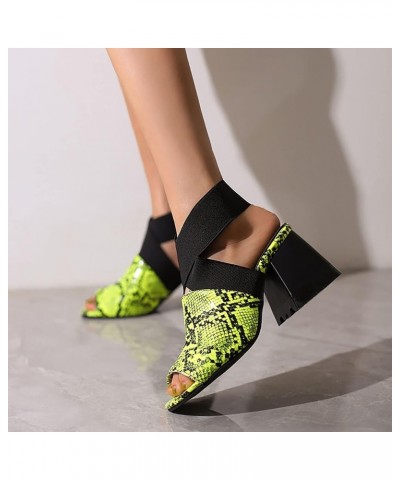 walking sandals women beach flip flop chunky platform shoes Mules Flat Shoes Z 12-yellow $14.14 Sandals