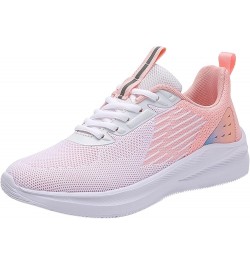 Breathable Sneakers 2022, Women's Running Shoes Non Slip Athletic Tennis Walking Blade Type Sneakers Z 15-pink $14.48 Athleti...