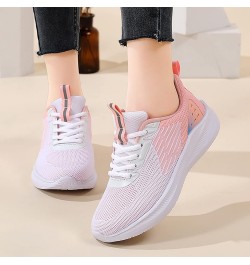 Breathable Sneakers 2022, Women's Running Shoes Non Slip Athletic Tennis Walking Blade Type Sneakers Z 15-pink $14.48 Athleti...