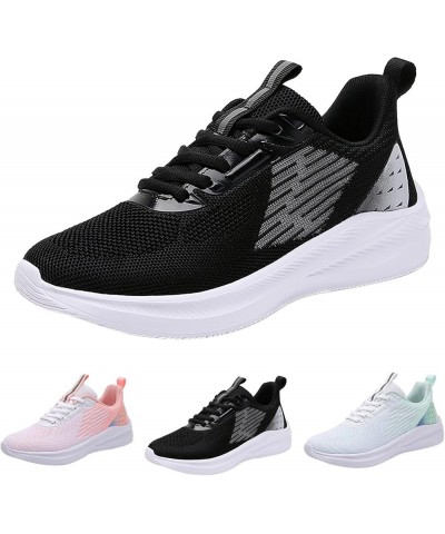 Breathable Sneakers 2022, Women's Running Shoes Non Slip Athletic Tennis Walking Blade Type Sneakers Z 15-pink $14.48 Athleti...