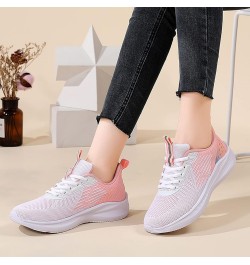 Breathable Sneakers 2022, Women's Running Shoes Non Slip Athletic Tennis Walking Blade Type Sneakers Z 15-pink $14.48 Athleti...