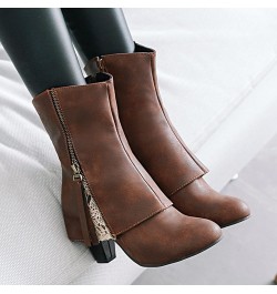 Over The Knee Boots Wide Calf Suede Ladies Autumn and Winter Fashion Handsome Retro Embroidery Black Boots for Women Brown $2...