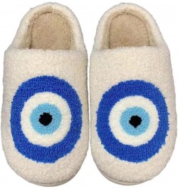 Evil Eyes Slippers For Women Strawberry Slippers Memory Foam Cowboy Cowgirl Hat And Boot Slippers Slip On House Shoes D/Evil ...