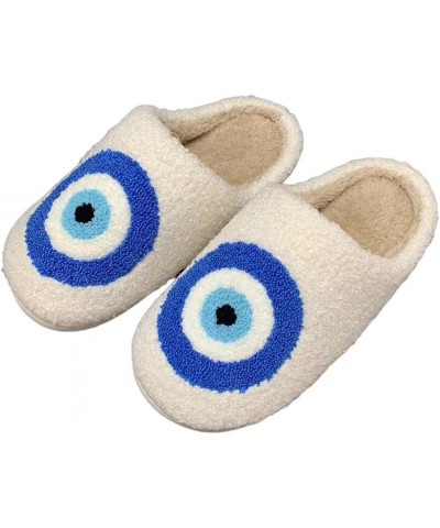 Evil Eyes Slippers For Women Strawberry Slippers Memory Foam Cowboy Cowgirl Hat And Boot Slippers Slip On House Shoes D/Evil ...