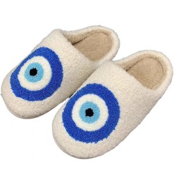 Evil Eyes Slippers For Women Strawberry Slippers Memory Foam Cowboy Cowgirl Hat And Boot Slippers Slip On House Shoes D/Evil ...