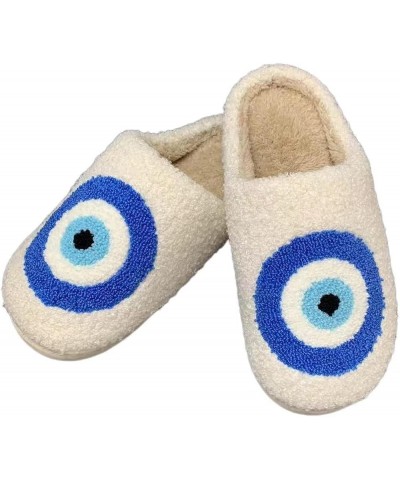 Evil Eyes Slippers For Women Strawberry Slippers Memory Foam Cowboy Cowgirl Hat And Boot Slippers Slip On House Shoes D/Evil ...