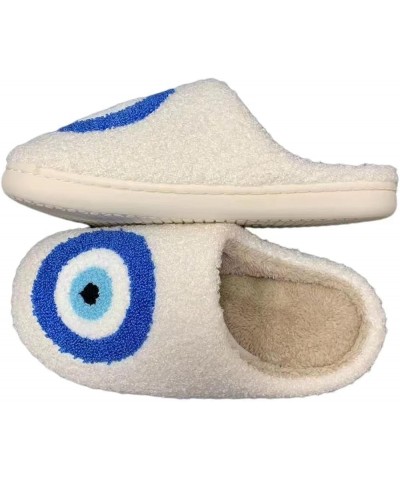 Evil Eyes Slippers For Women Strawberry Slippers Memory Foam Cowboy Cowgirl Hat And Boot Slippers Slip On House Shoes D/Evil ...