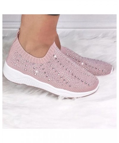 women's casual shoes sandals dressy summer white slip on sneakers slip on tennis shoes white slip on sneakers Z 05-pink $17.8...