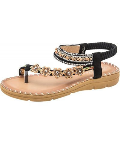 Women Two Band Sandal Strappy Lace-Up Ankle Strap Slippers Strappy Sandals Pump Sandals Prom Dance for Women Black $19.79 San...