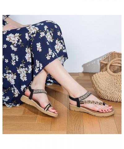 Women Two Band Sandal Strappy Lace-Up Ankle Strap Slippers Strappy Sandals Pump Sandals Prom Dance for Women Black $19.79 San...