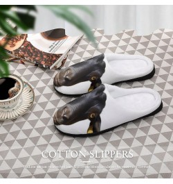 Black Goat Women's Slipper Non Slip Comfortable Winter Warm Home House Shoes Black Goat $16.76 Slippers