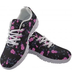 Women Running Shoes Cute Animal Graphic Sneakers Ladies Walking Footwear Boots Low Top Shoes Violin $21.07 Outdoor Shoes