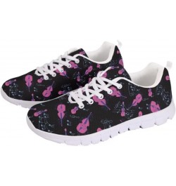 Women Running Shoes Cute Animal Graphic Sneakers Ladies Walking Footwear Boots Low Top Shoes Violin $21.07 Outdoor Shoes