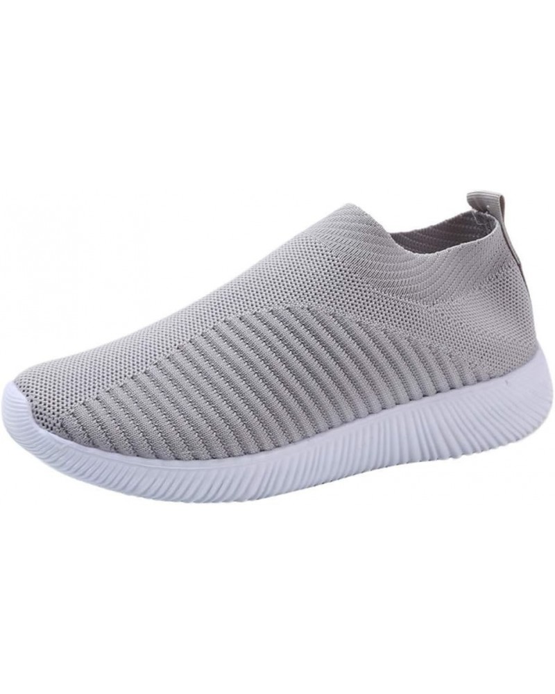 Women Shoes Slip Shoes Sports Soles Running Comfortable Outdoor On Mesh Casual Women's Shoes Women's Gymnastics Sneaker Grey ...