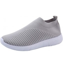 Women Shoes Slip Shoes Sports Soles Running Comfortable Outdoor On Mesh Casual Women's Shoes Women's Gymnastics Sneaker Grey ...