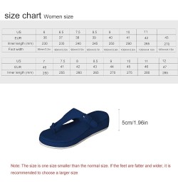 Flip Flops Women's Fashionable Flip Flops Comfortable Soft Slippers Wide Feet Heeled Sandals Gift, Heel 5CM, Size 35-43,Red,3...