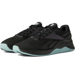 Women's Nano X3 Training Shoes Black/Blue Pearl/White $43.37 Athletic Shoes