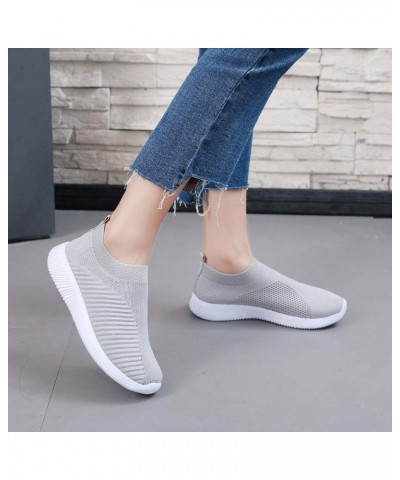 Women Shoes Slip Shoes Sports Soles Running Comfortable Outdoor On Mesh Casual Women's Shoes Women's Gymnastics Sneaker Grey ...