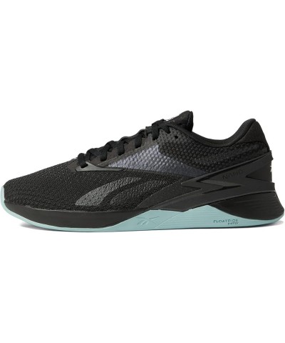 Women's Nano X3 Training Shoes Black/Blue Pearl/White $43.37 Athletic Shoes