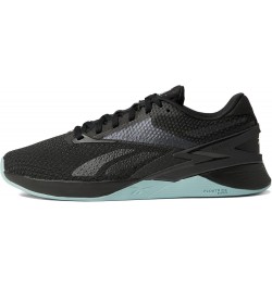 Women's Nano X3 Training Shoes Black/Blue Pearl/White $43.37 Athletic Shoes