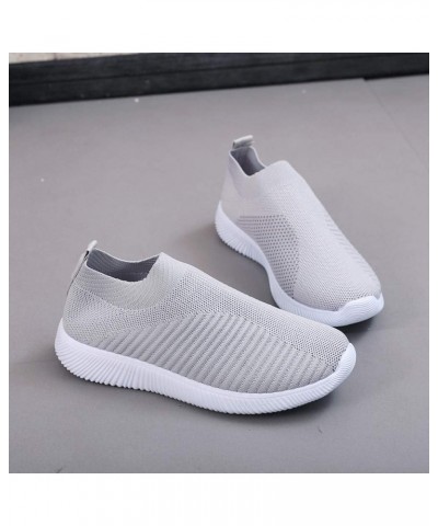 Women Shoes Slip Shoes Sports Soles Running Comfortable Outdoor On Mesh Casual Women's Shoes Women's Gymnastics Sneaker Grey ...