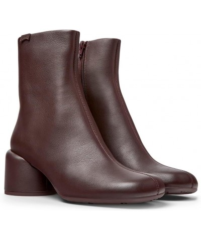 Women's Modern Ankle Boot Burgundy $76.66 Boots