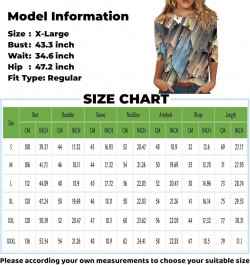 Womens Tops 3/4 Sleeve Summer Workout Shirt 2024 Spring Casual Crewneck Loose Fit Printed Beach Holiday Blouses 16-purple $10...