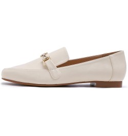 Women's Fashion Trim Deco Loafer Slippers Bar Trim Beige Plain Pu $17.94 Loafers & Slip-Ons