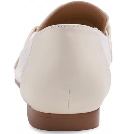 Women's Fashion Trim Deco Loafer Slippers Bar Trim Beige Plain Pu $17.94 Loafers & Slip-Ons