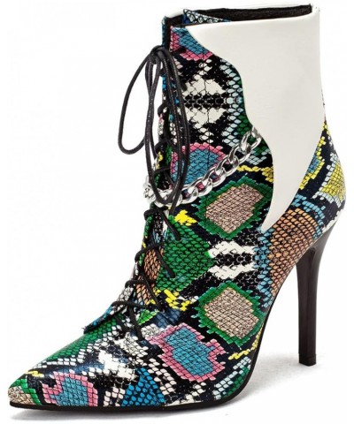 Women Fashion Ankle Boots 178 Multicolor $22.99 Boots