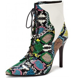 Women Fashion Ankle Boots 178 Multicolor $22.99 Boots