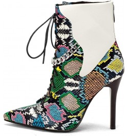 Women Fashion Ankle Boots 178 Multicolor $22.99 Boots