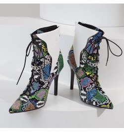 Women Fashion Ankle Boots 178 Multicolor $22.99 Boots