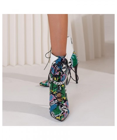 Women Fashion Ankle Boots 178 Multicolor $22.99 Boots