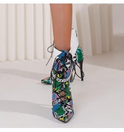 Women Fashion Ankle Boots 178 Multicolor $22.99 Boots