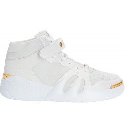 Giuseppe Zanotti, Talon Leather And Suede High-Top Men's Sneakers 6 White $240.80 Fashion Sneakers