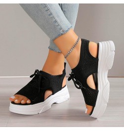 Women Summer Mesh Beach Slip On Sport Hollow Casual Open Toe Flat Soft Bottom Breathable Shoes Yoga Mat Womens Black $13.99 O...