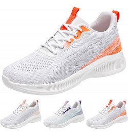 Women's Walking Shoes Lightweight Breathable Flying Woven Mesh Upper Casual Jogging Shoes Ladies Tennis Shoes Purple-3 $17.16...